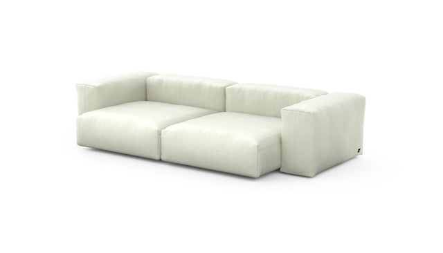 Preset two module sofa - herringbone - beige - 272cm x 136cm