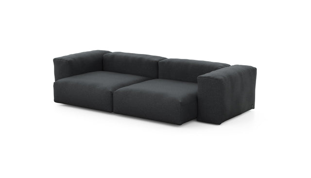 Preset two module sofa - linen - anthracite - 272cm x 136cm