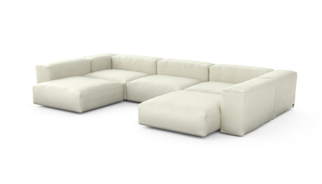 Preset u-shape sofa - pique - creme - 377cm x 220cm