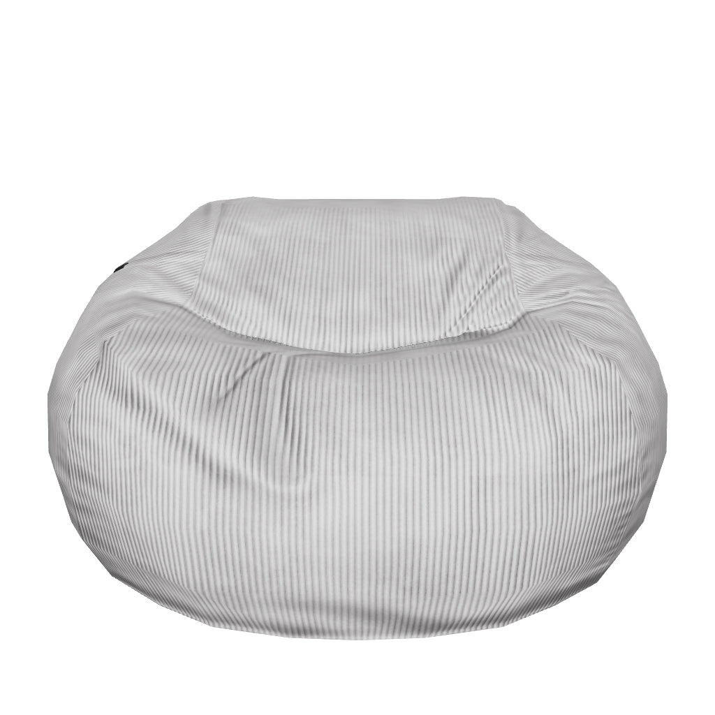 Beanbag Large Cord Velours light grey