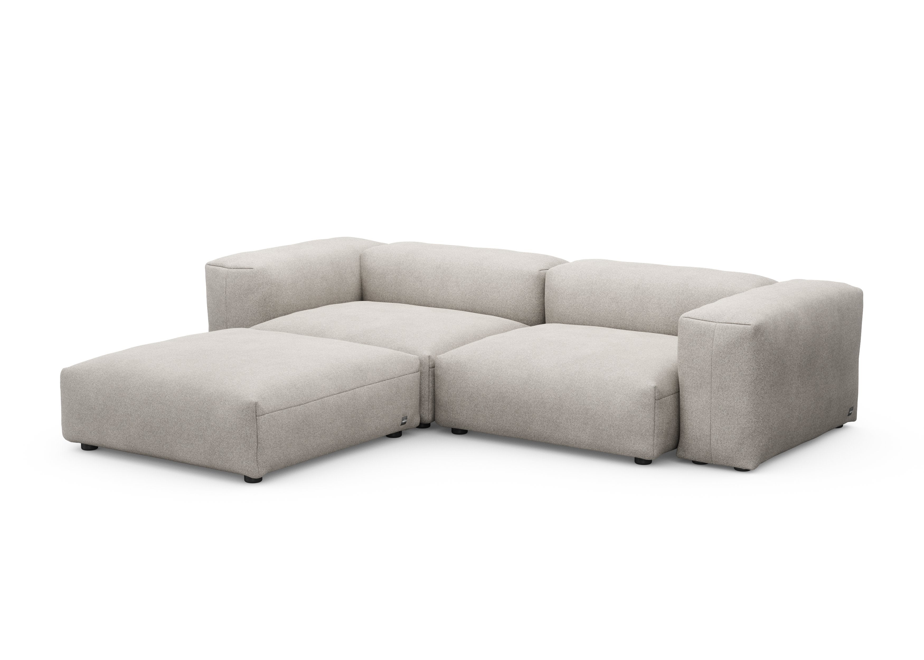 vetsak®-Corner Sofa L Knit grey