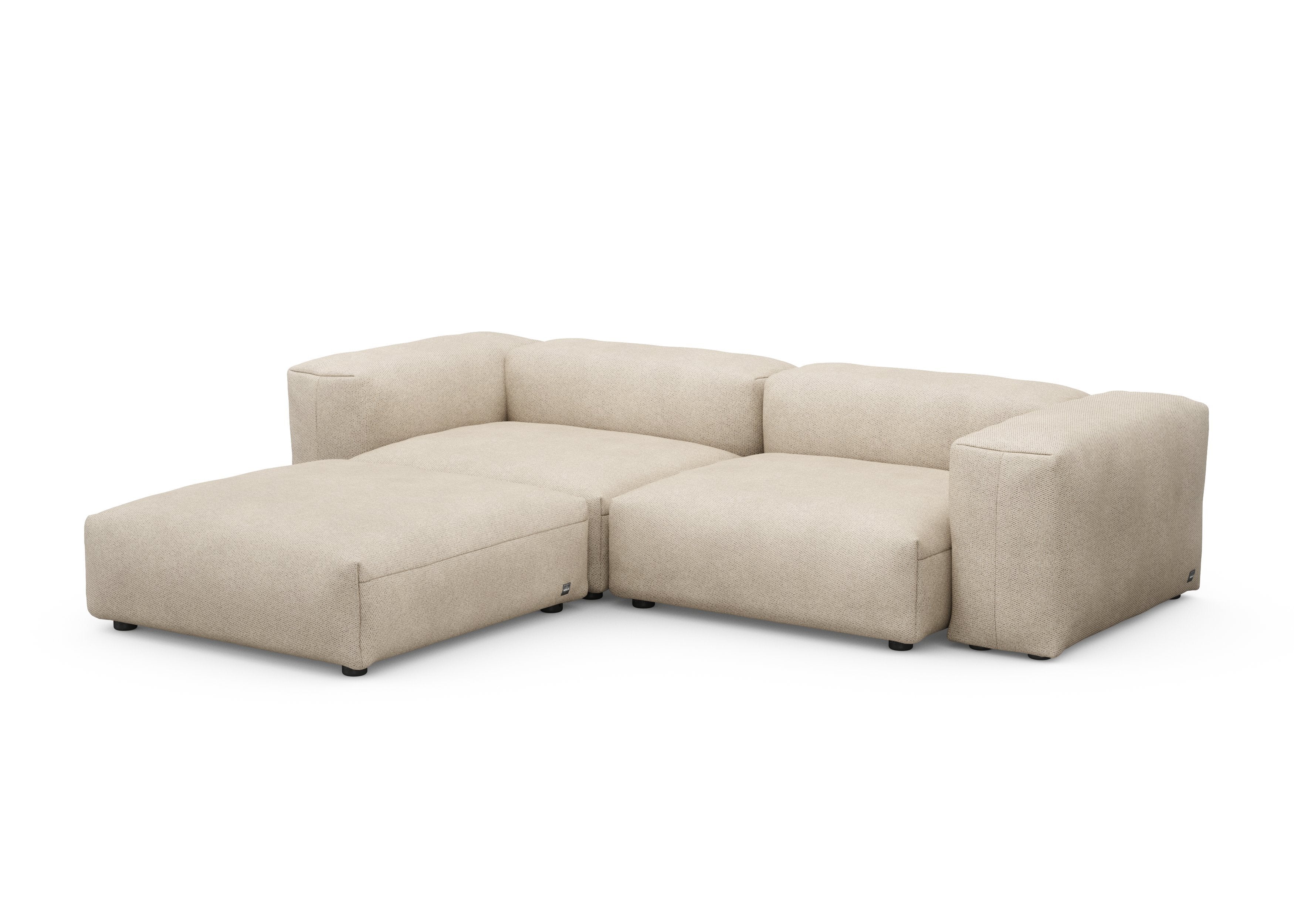 vetsak®-Corner Sofa L Knit stone