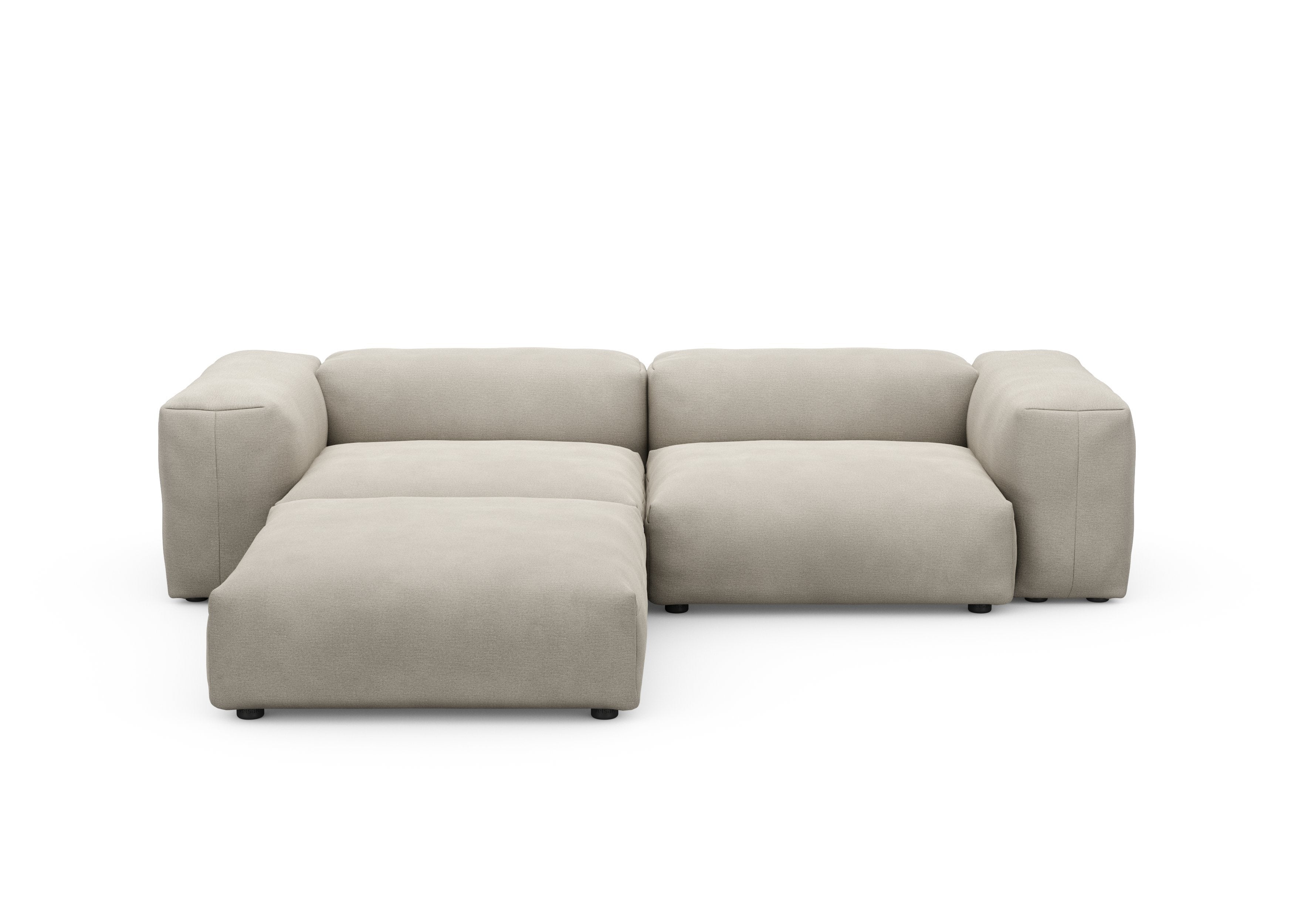 vetsak®-Corner Sofa L Linen stone