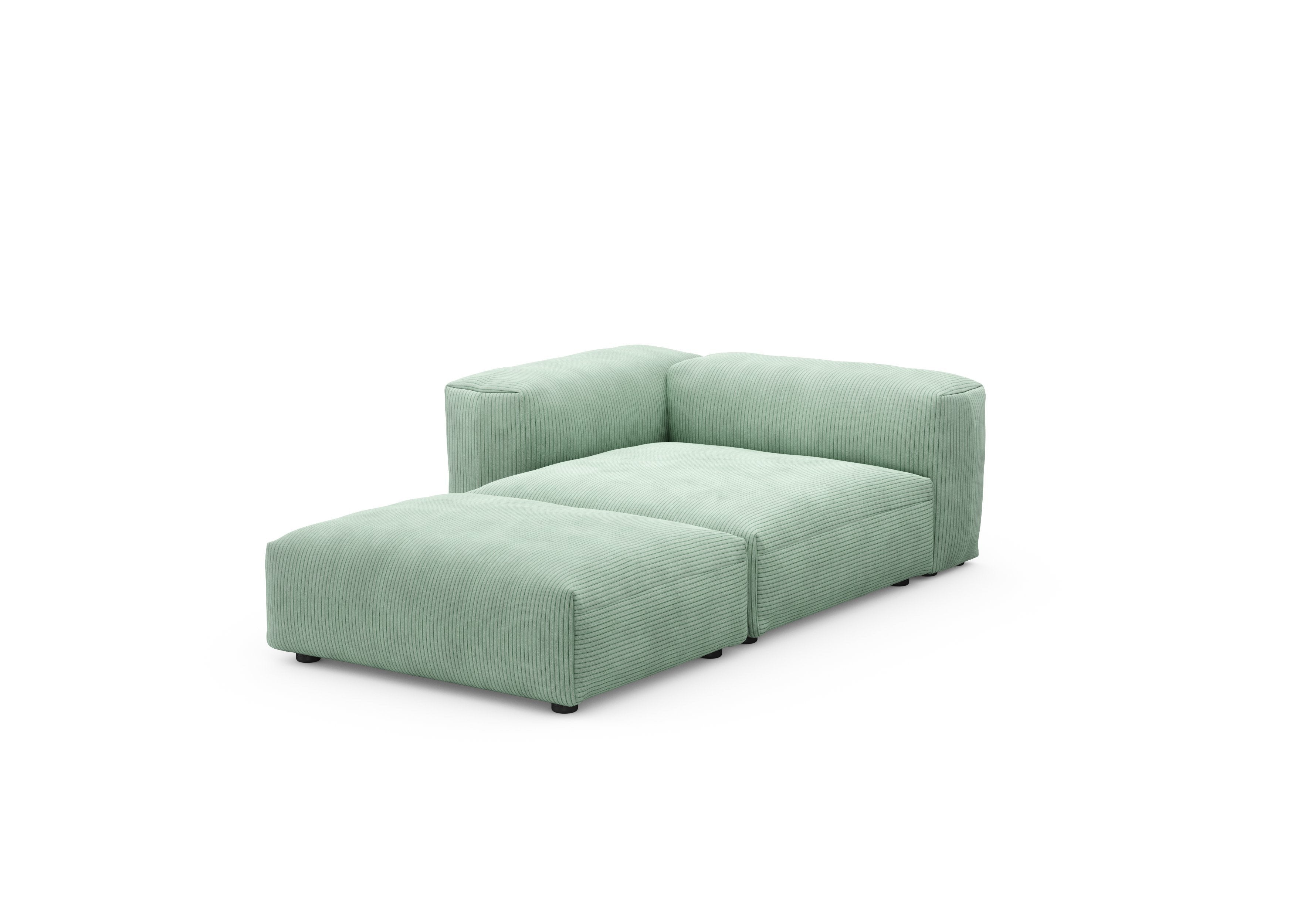 vetsak®-Sofa Daybed L Cord Velours duck egg