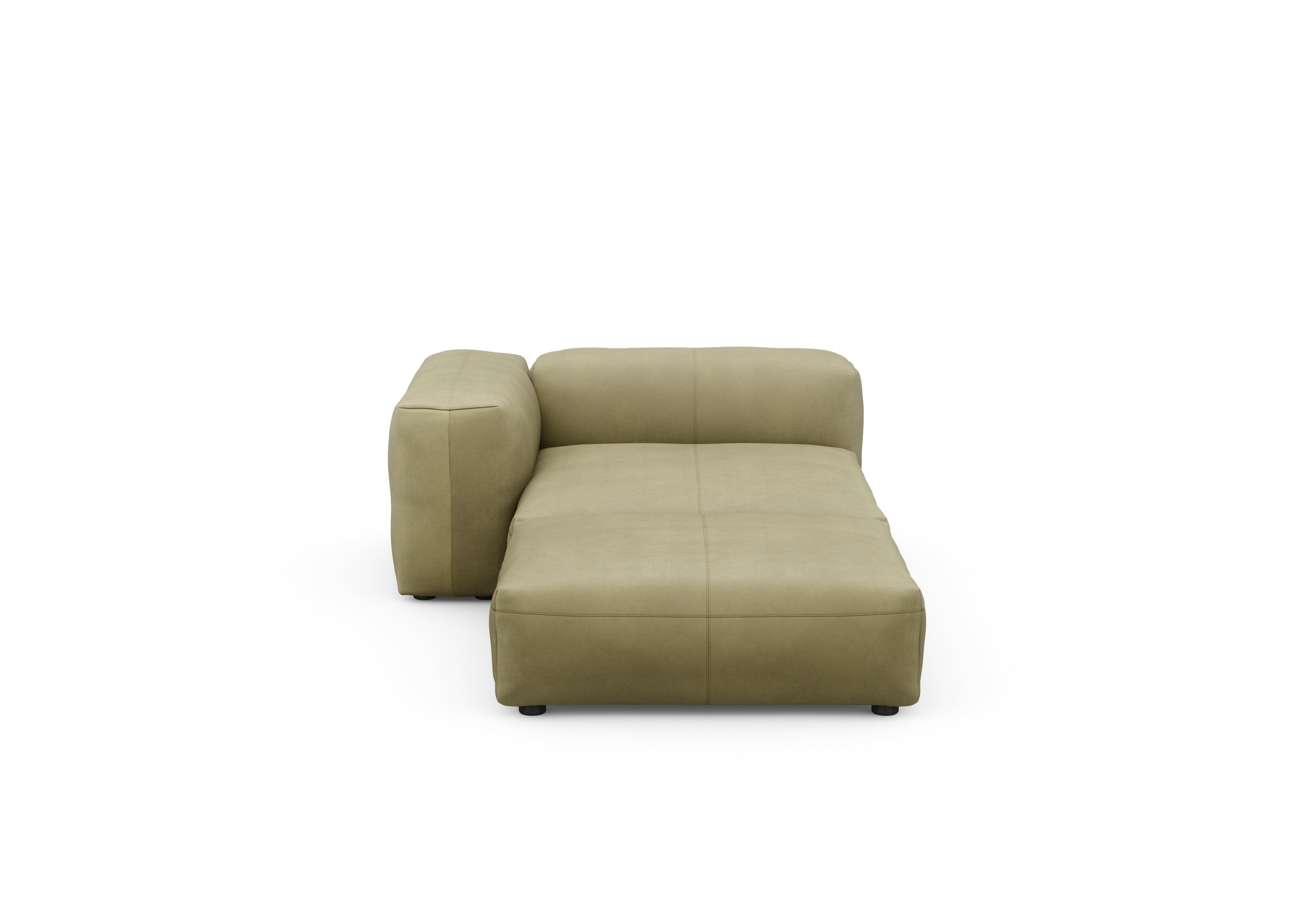 vetsak®-Sofa Daybed L Leather olive