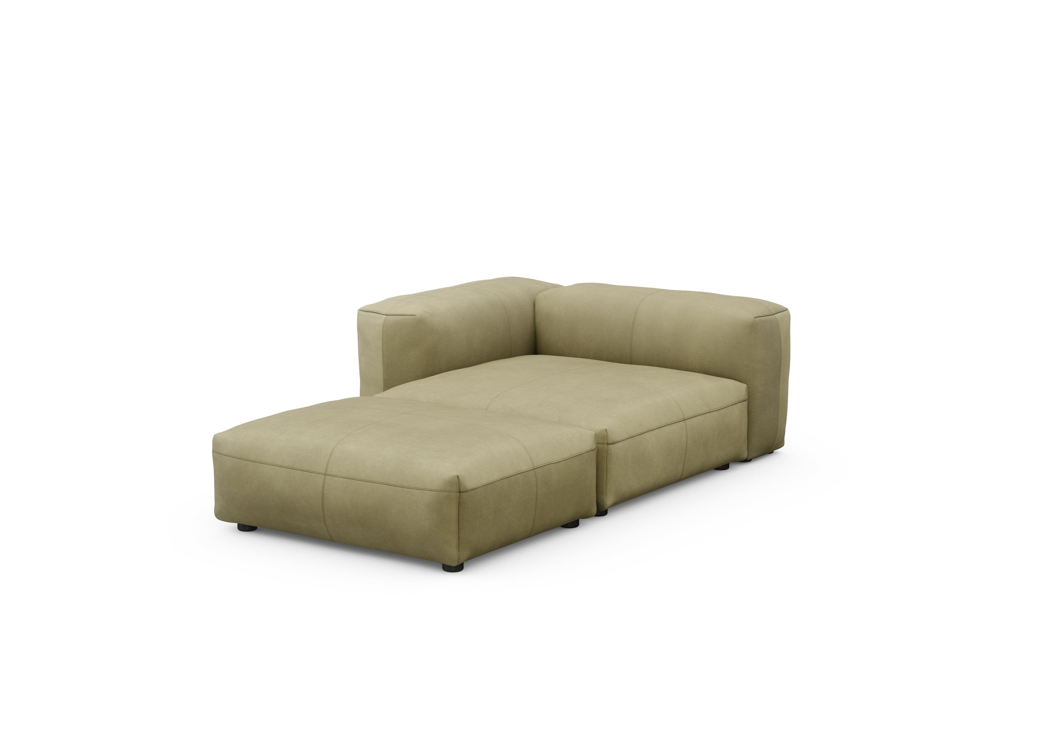 vetsak®-Sofa Daybed L Leather olive