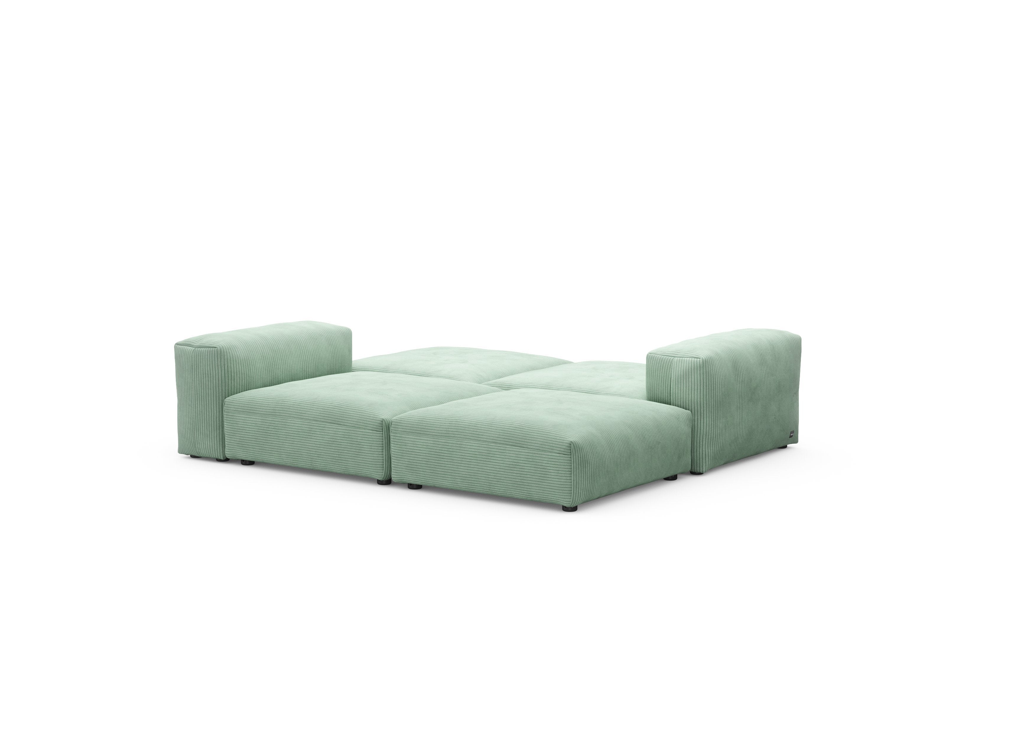 vetsak®-Sofa Loveseat L Cord Velours duck egg