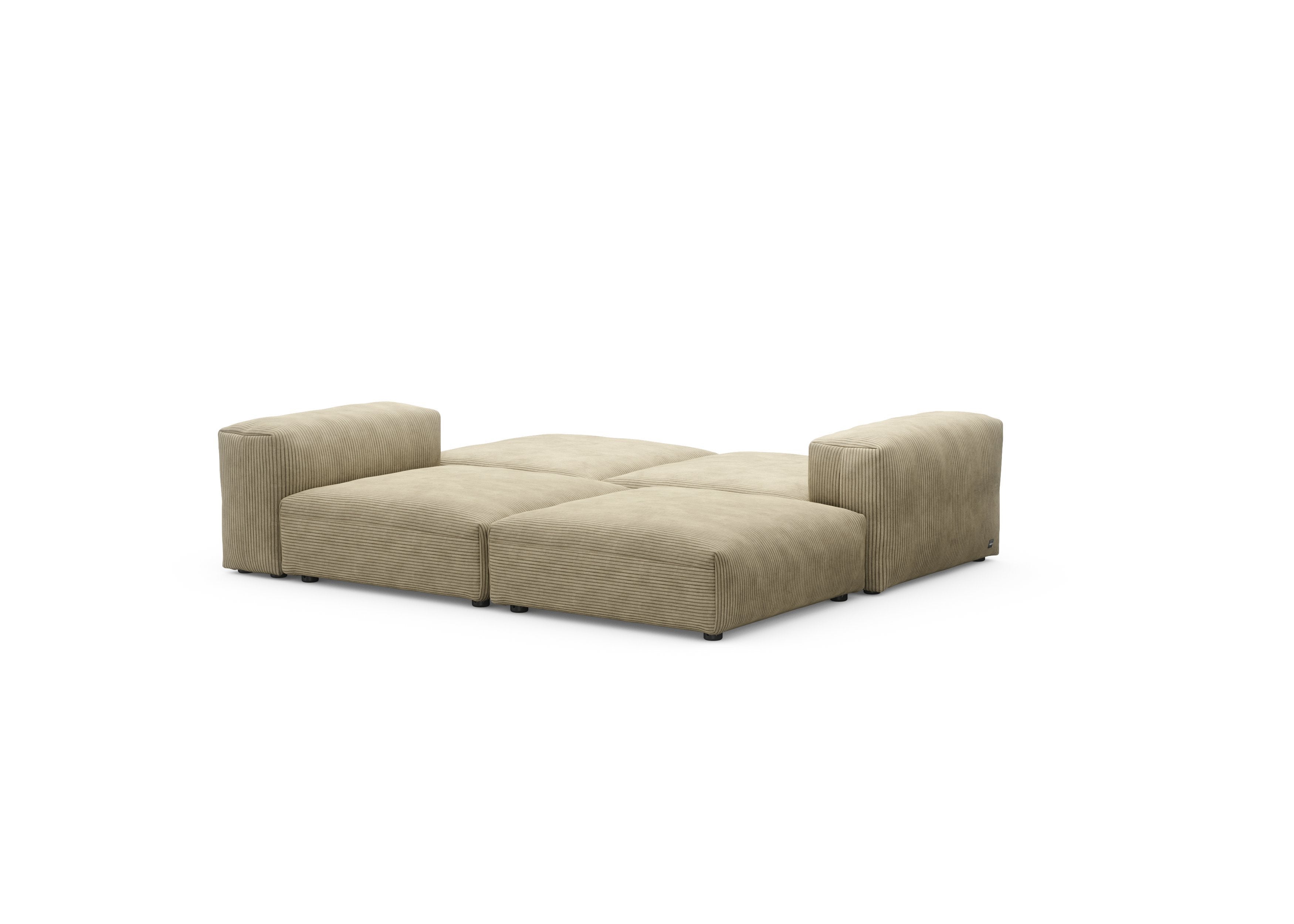 vetsak®-Sofa Loveseat L Cord Velours khaki