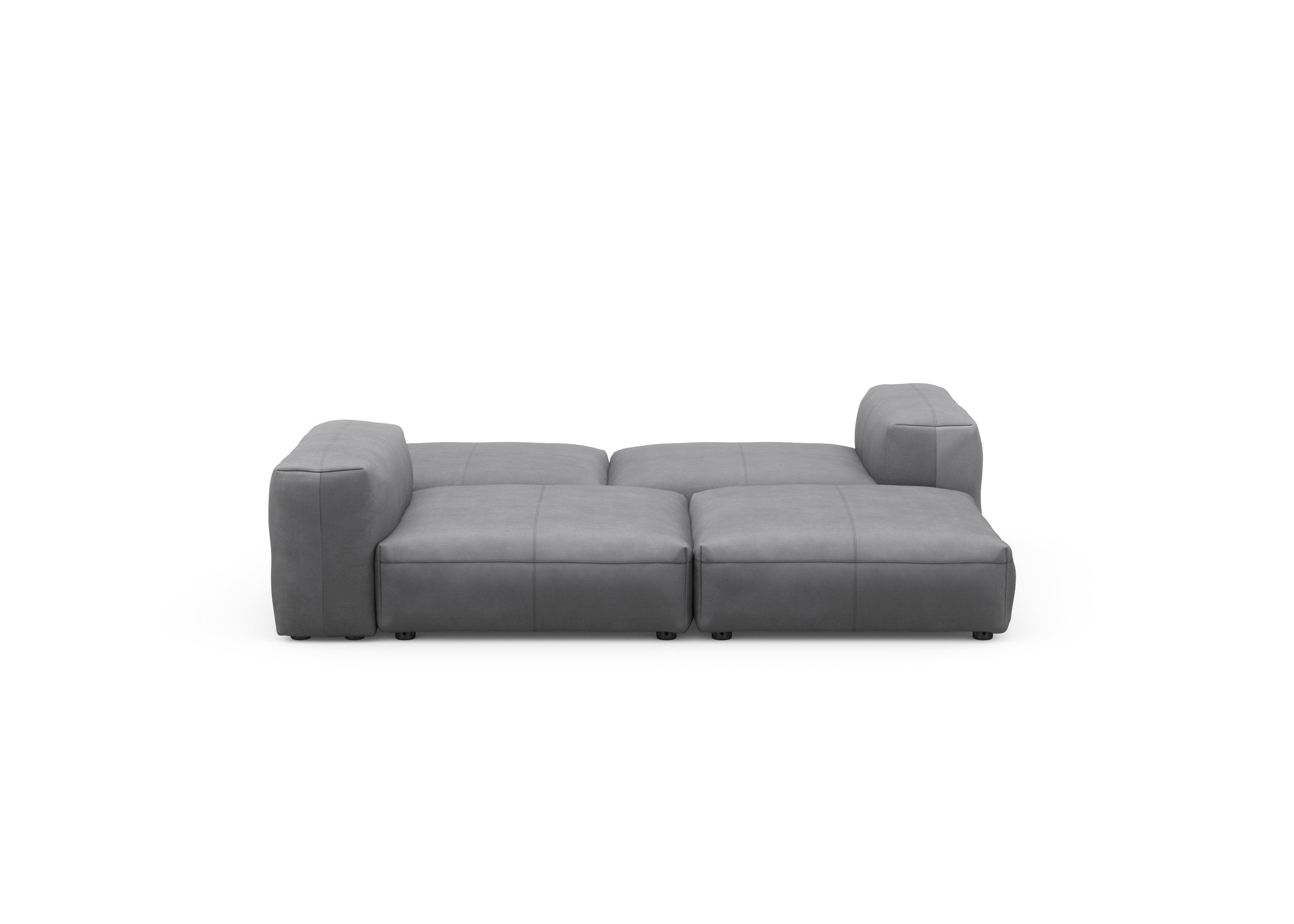 vetsak®-Sofa Loveseat L Leather dark grey