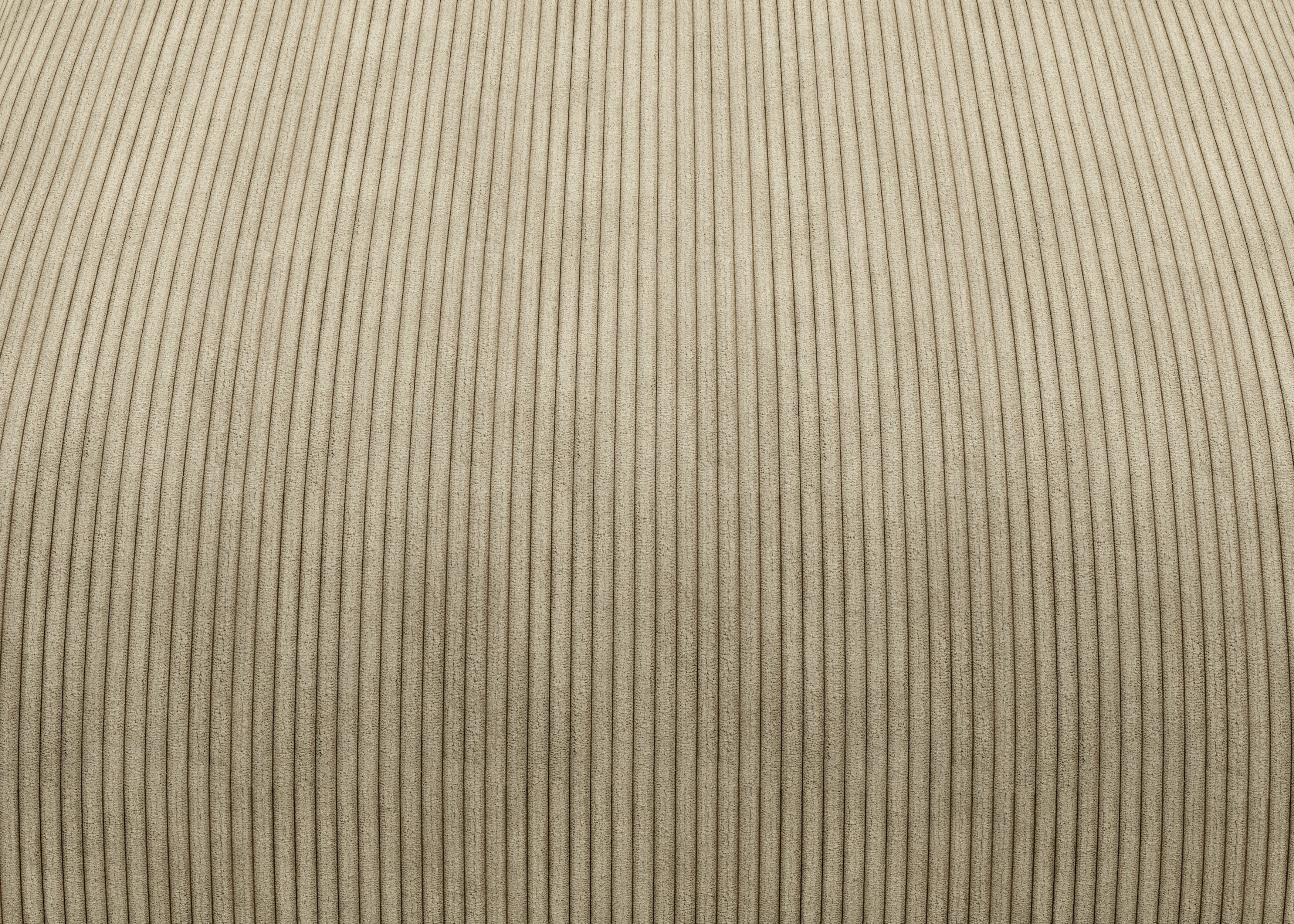 vetsak®-Two Seat Lounge Sofa L Cord Velours khaki