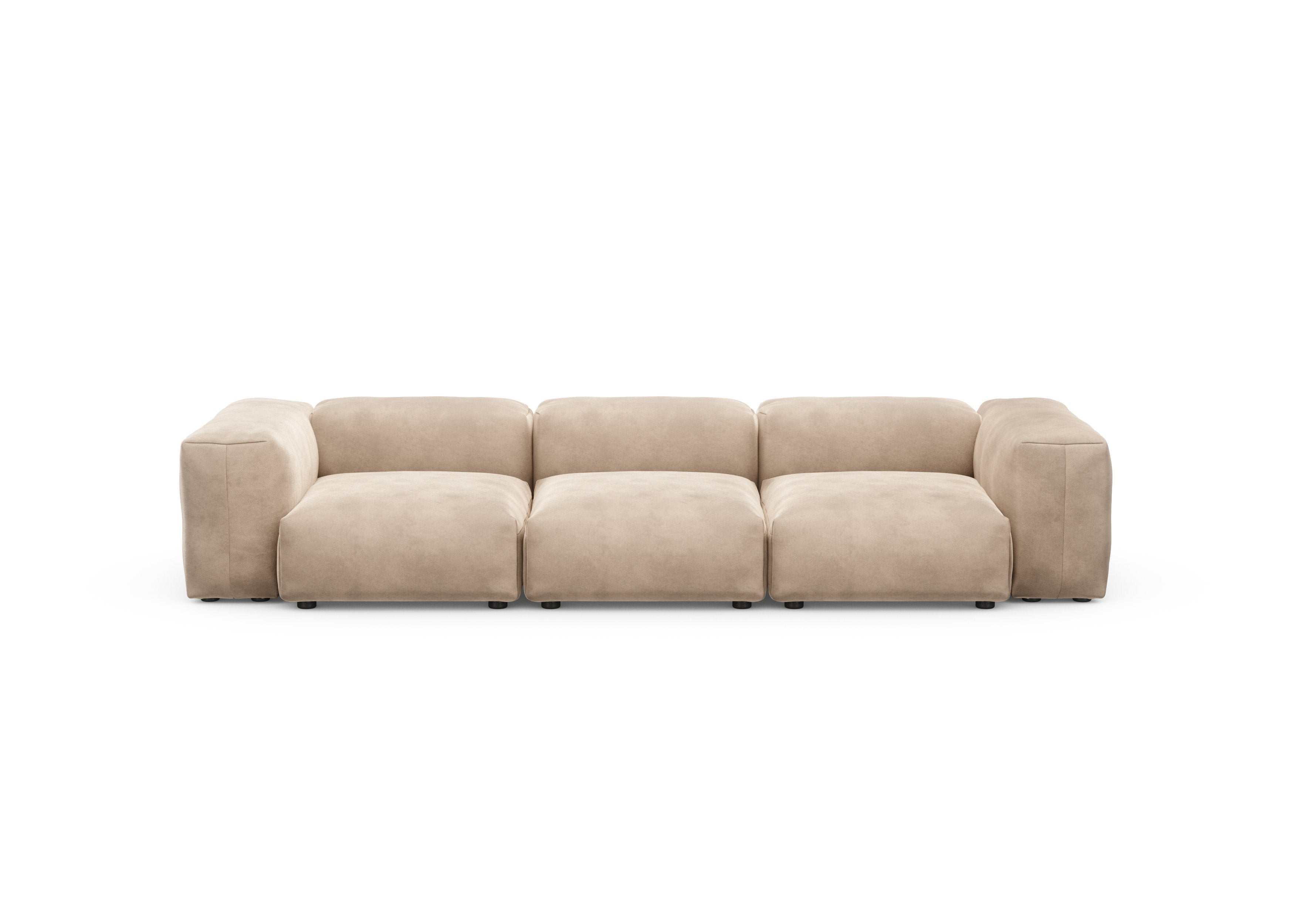vetsak®-Three Seat Sofa S Velvet stone