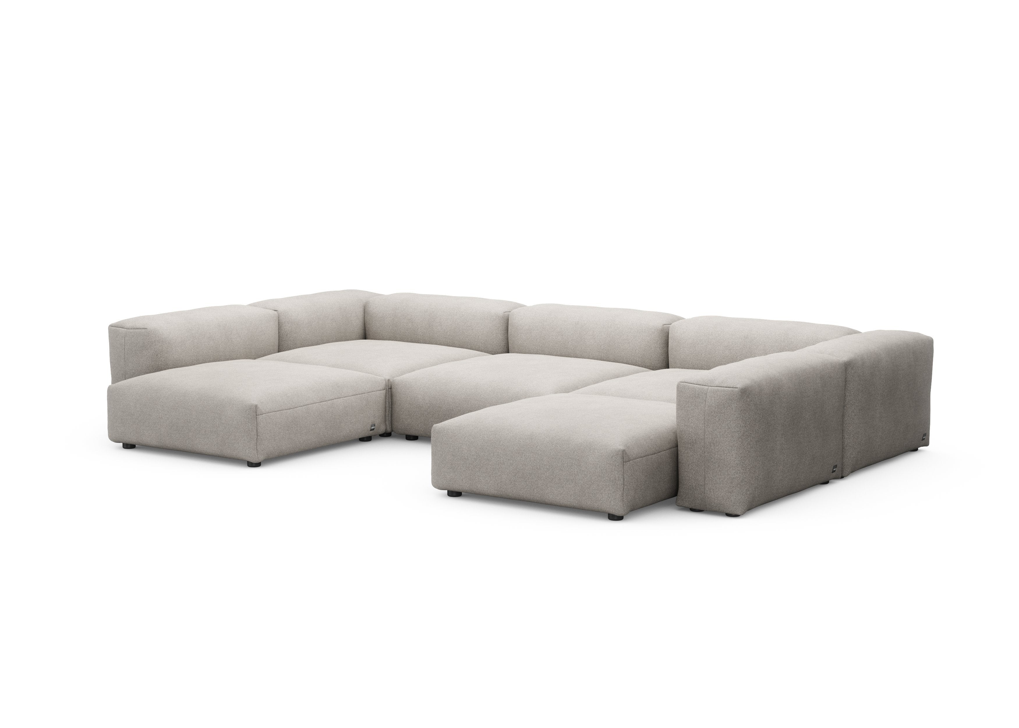 vetsak®-U-Shape Sofa L Knit grey