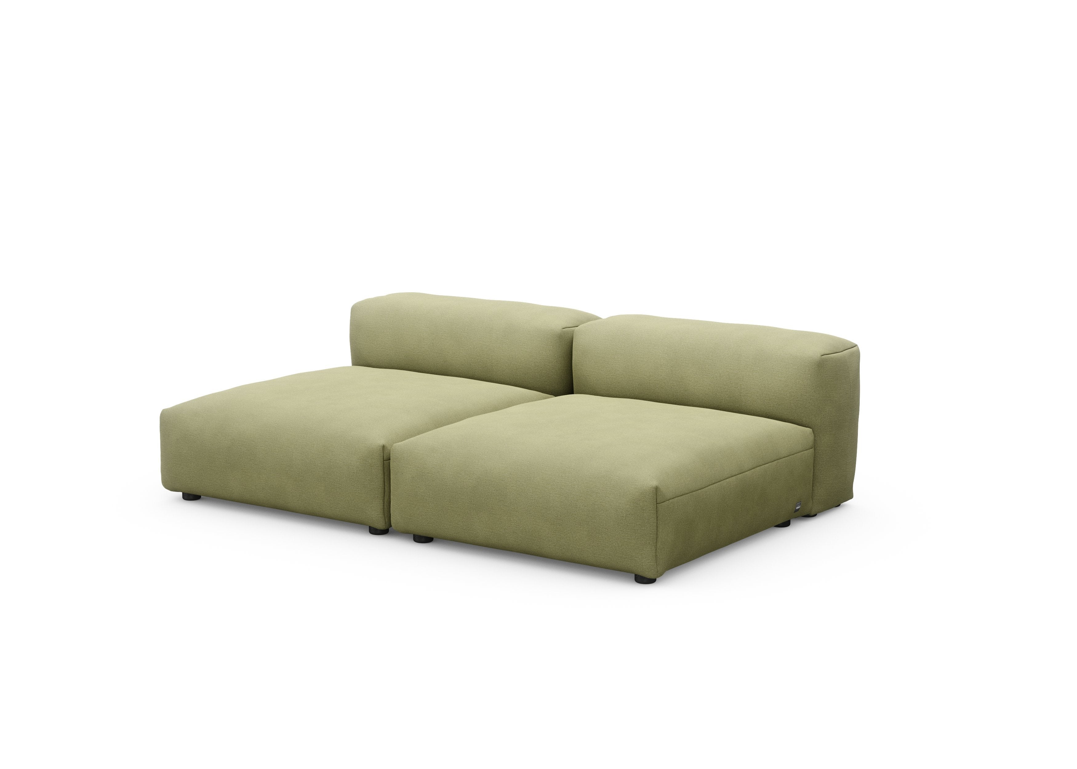 vetsak®-Two Seat Lounge Sofa L Linen olive