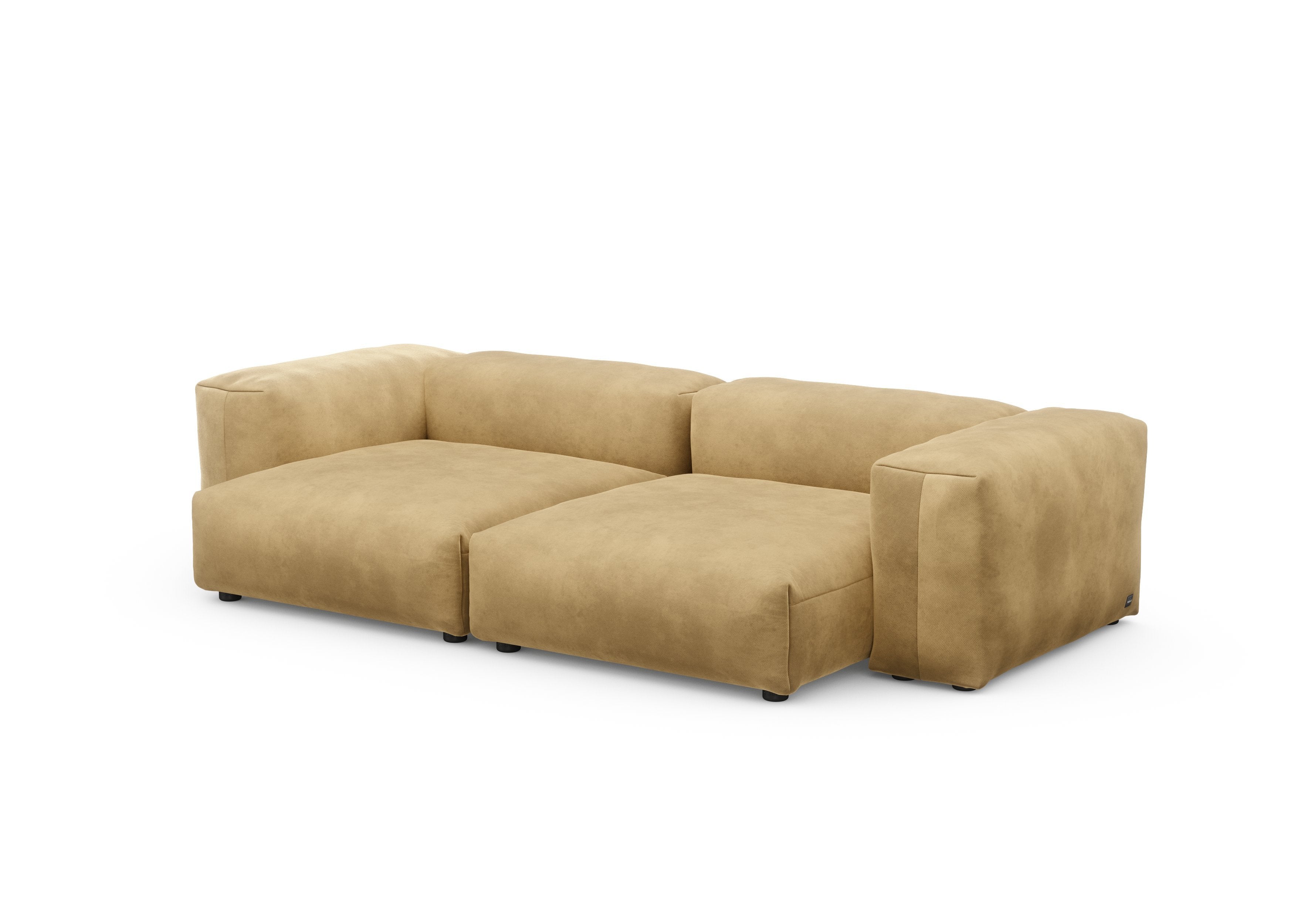 vetsak®-Two Seat Sofa L Velvet caramel
