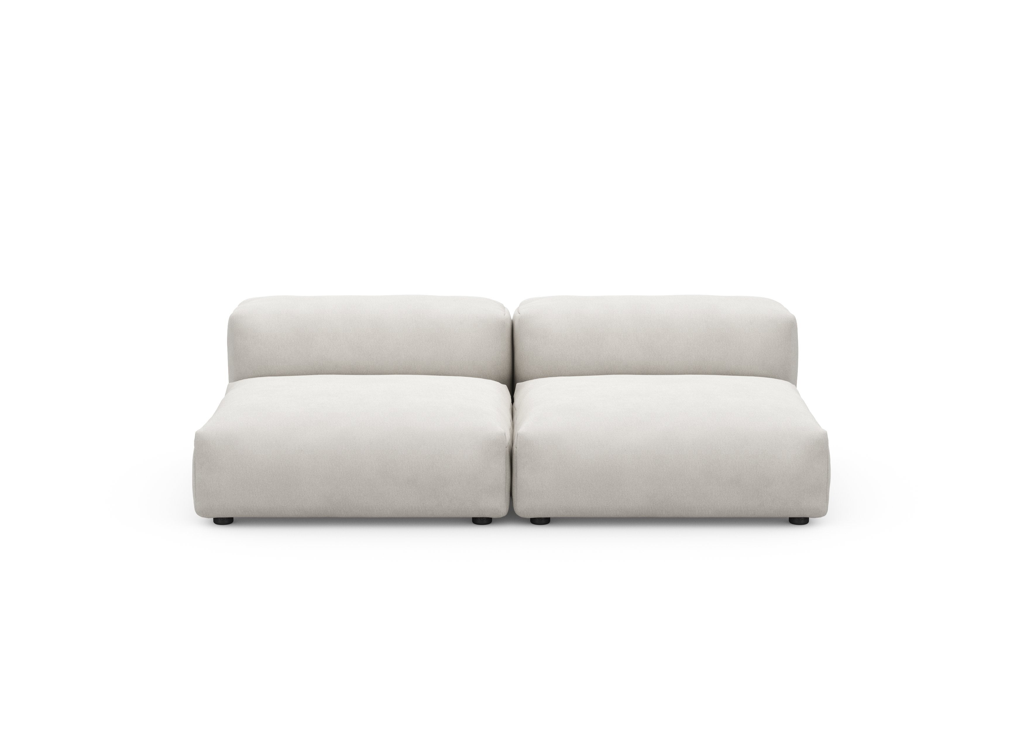 vetsak®-Two Seat Lounge Sofa M Canvas light grey