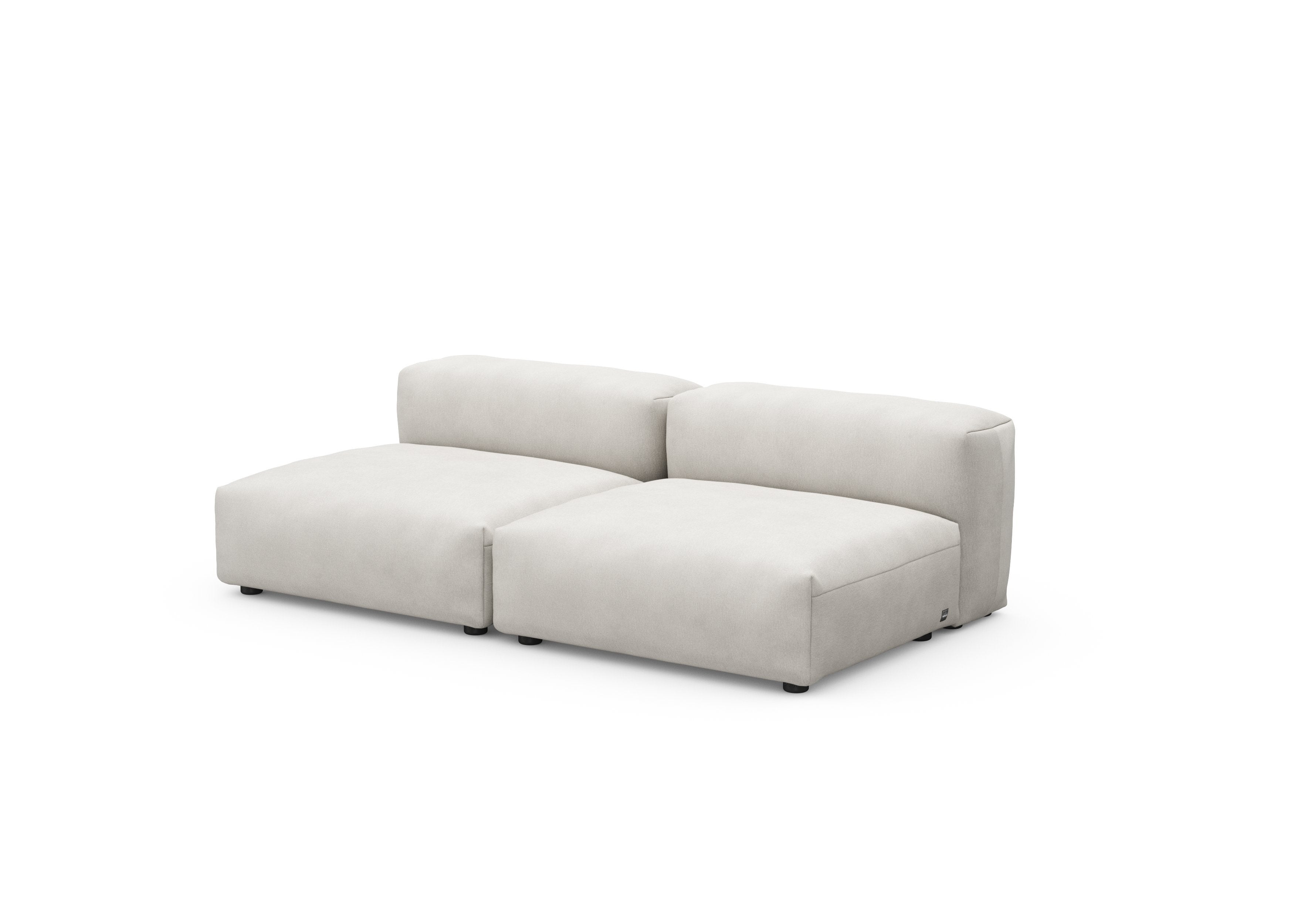 vetsak®-Two Seat Lounge Sofa M Canvas light grey