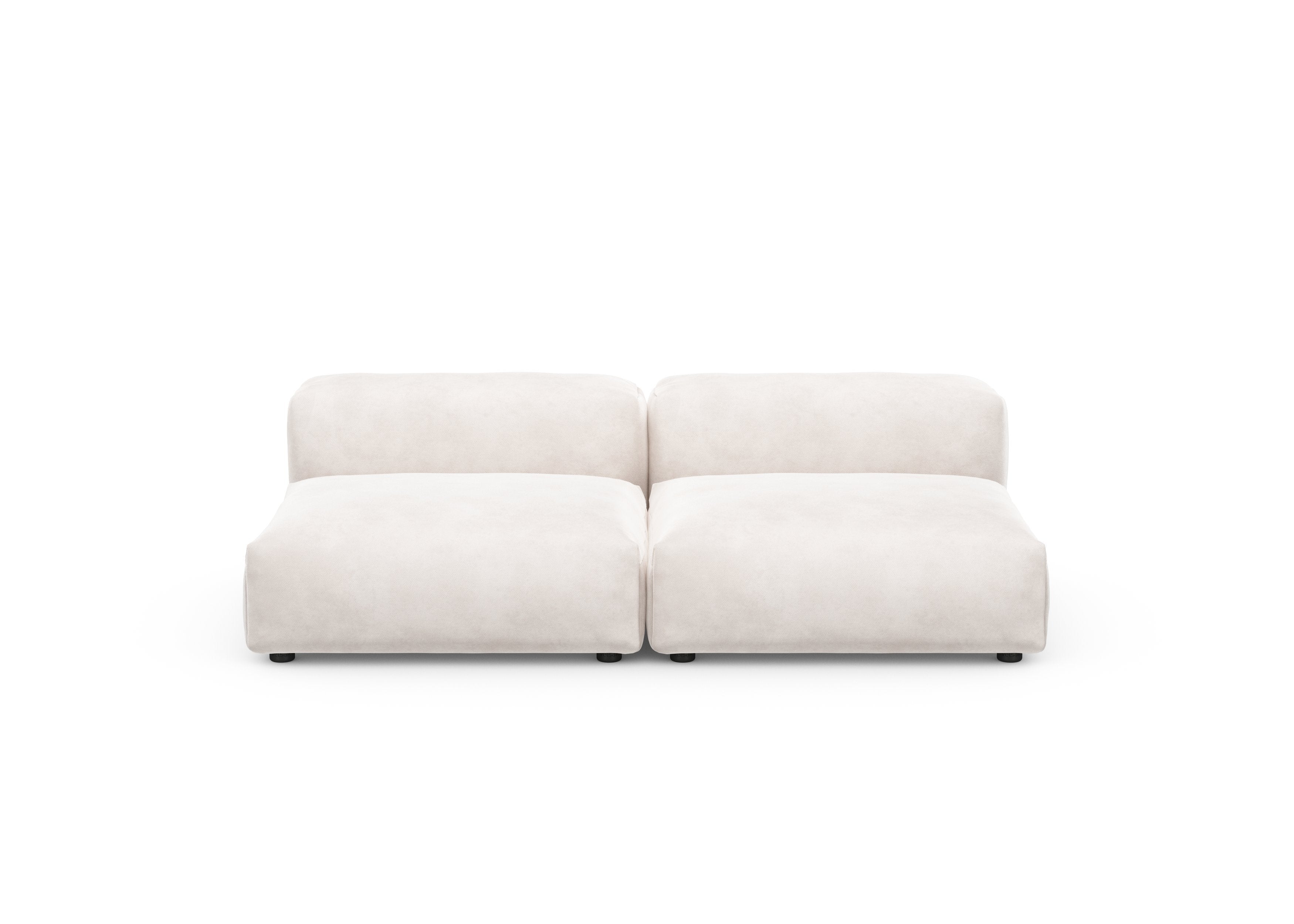 vetsak®-Two Seat Lounge Sofa M Velvet creme