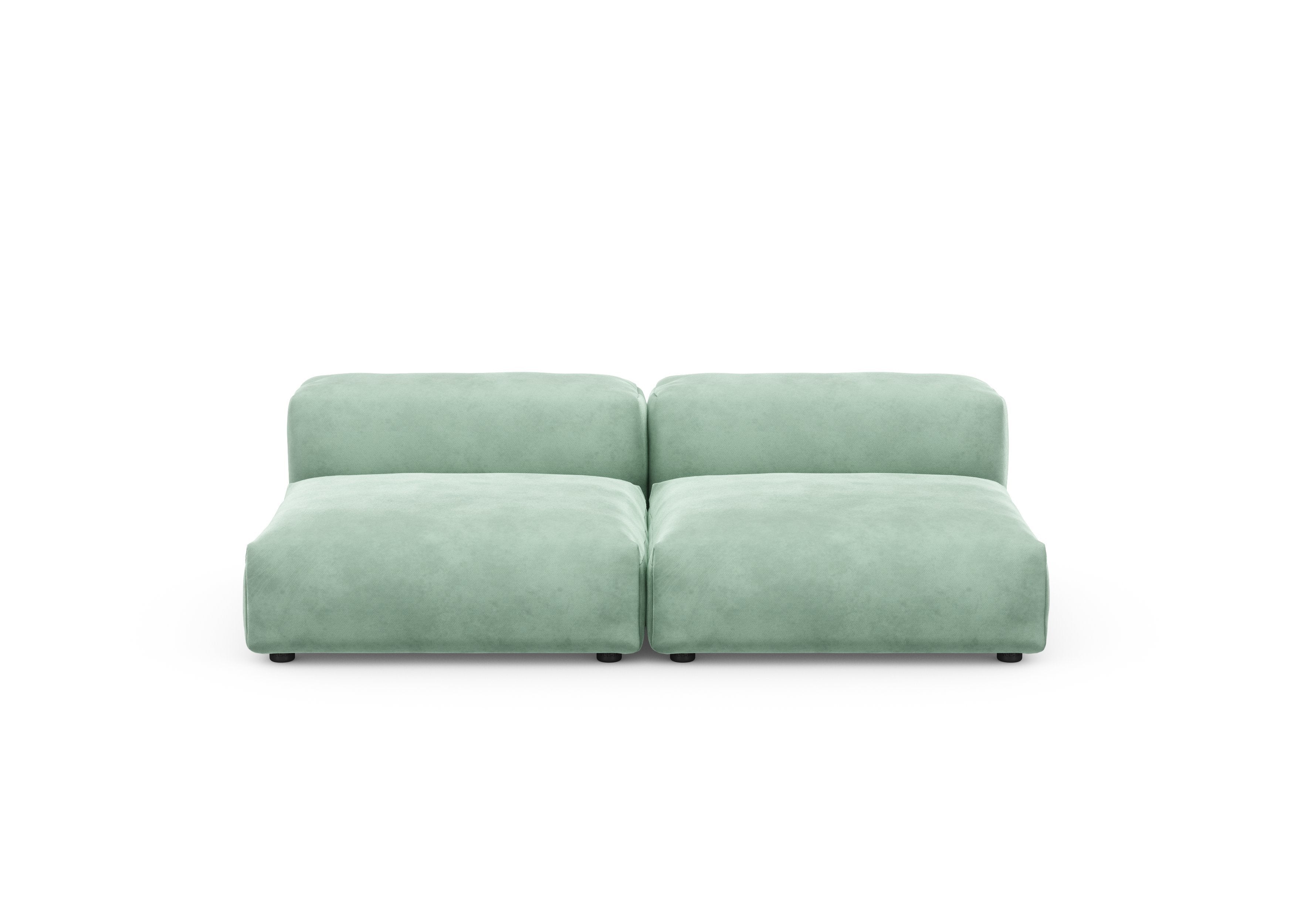 vetsak®-Two Seat Lounge Sofa M Velvet mint