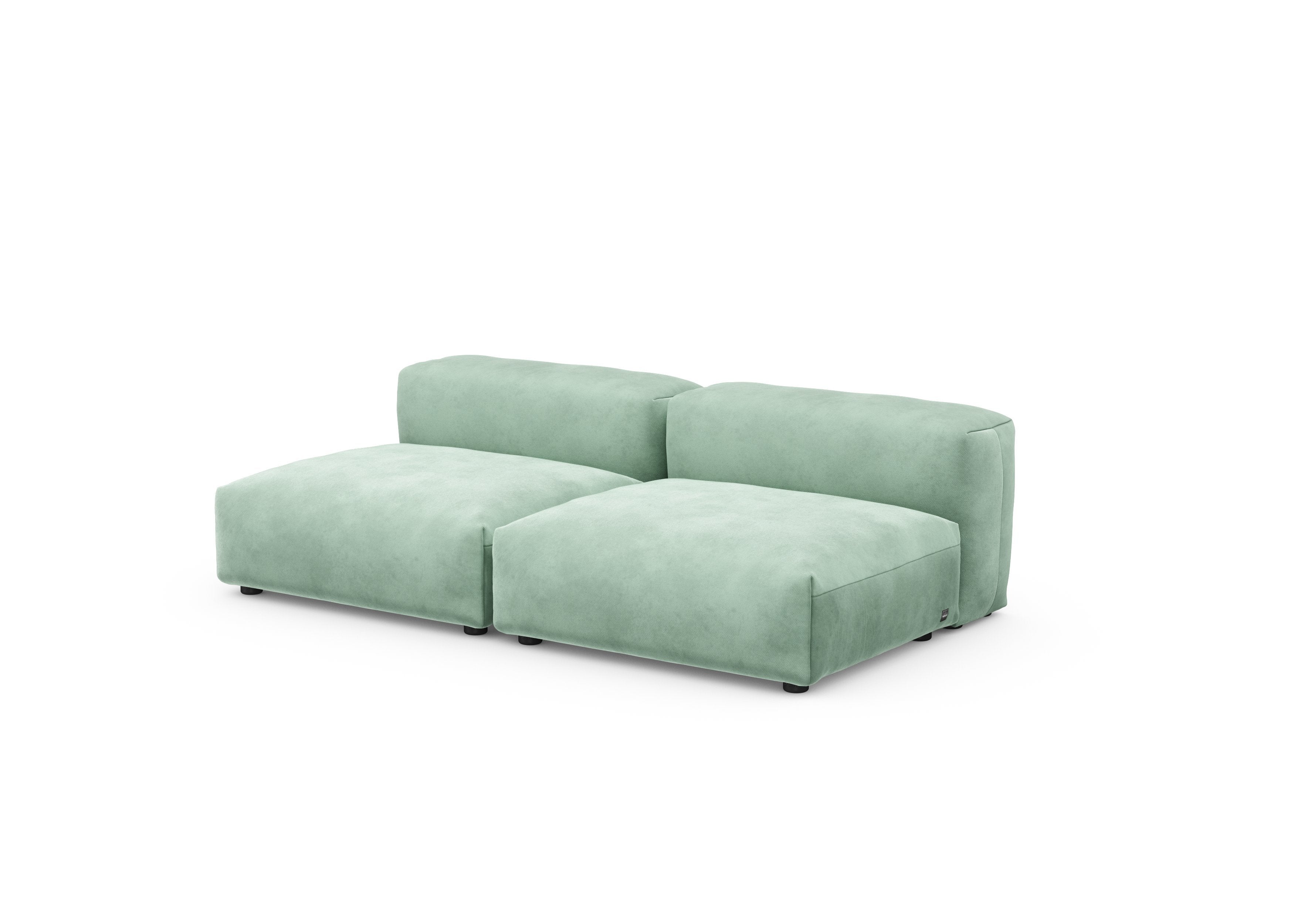 vetsak®-Two Seat Lounge Sofa M Velvet mint