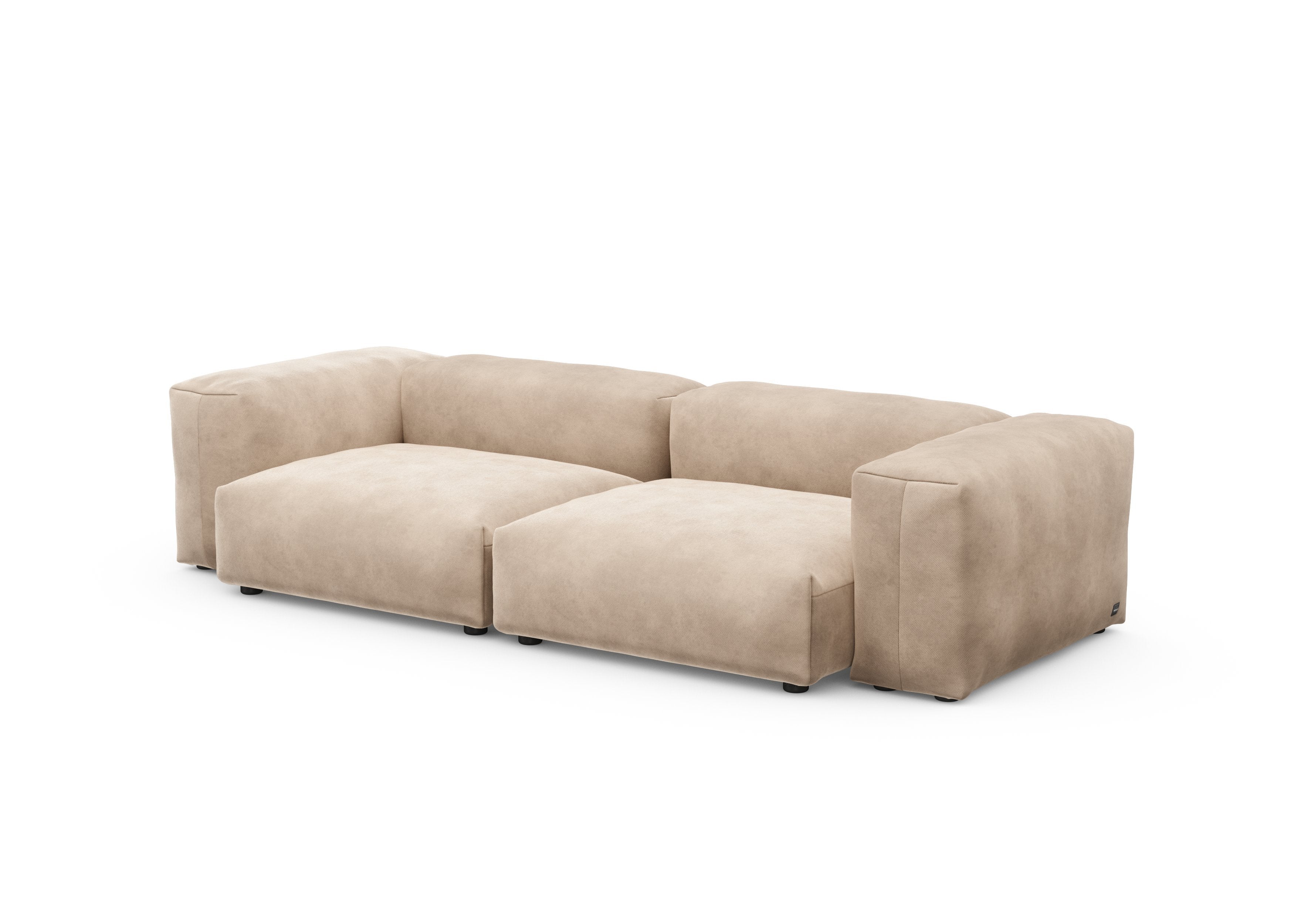 vetsak®-Two Seat Sofa M Velvet stone