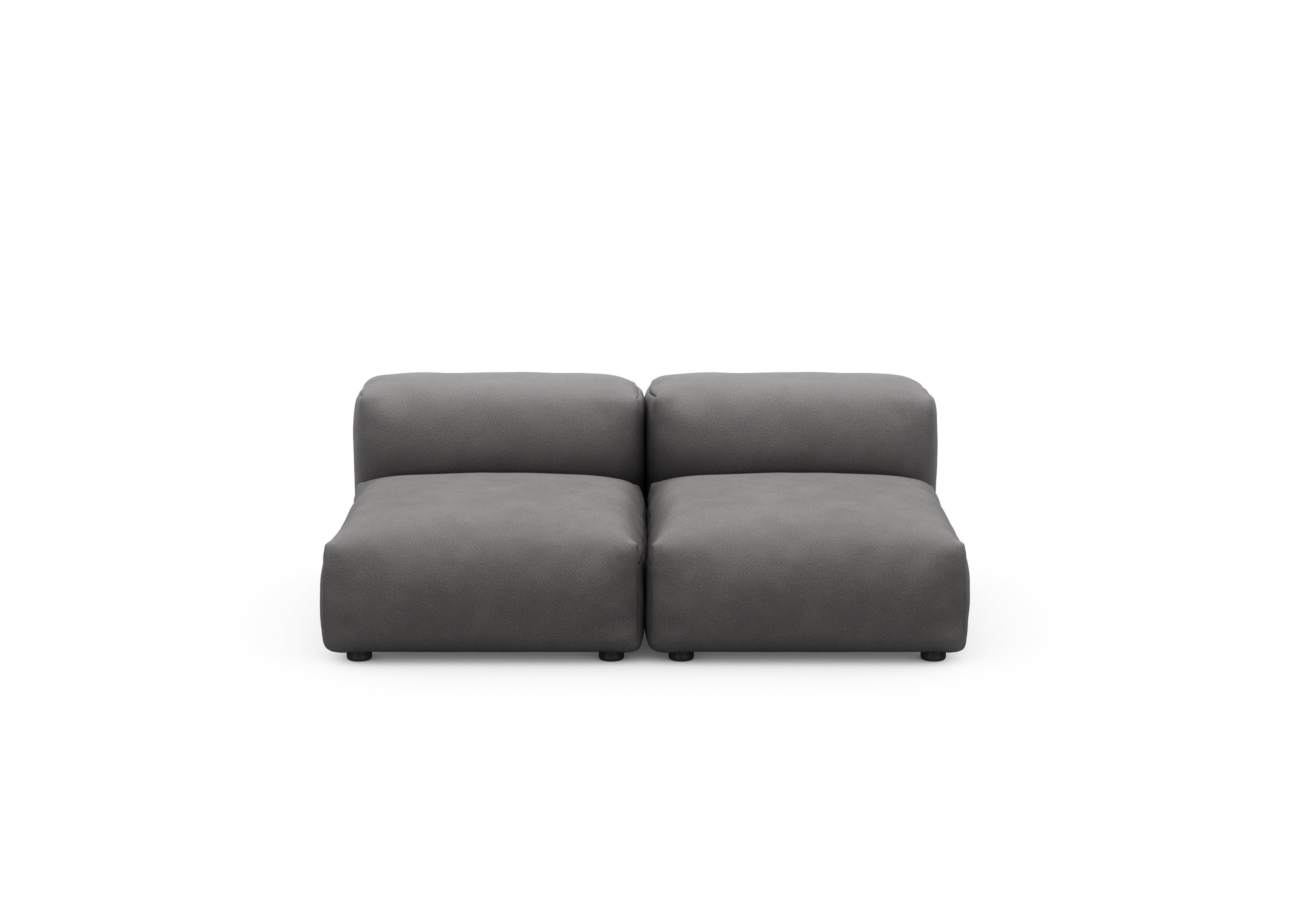 vetsak®-Two Seat Lounge Sofa S Knit dark grey